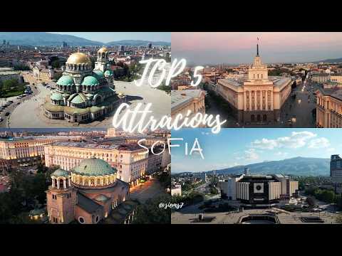 Top 5 attractions in Sofia Drone Cinematic Bulgaria
