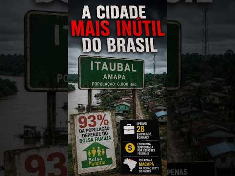 Conheça a CIDADE MAIS INÚTIL do Brasil! 93% vivem de BOLSA FAMÍLIA! #brasil #lula #pobreza