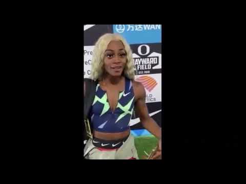 Sha’Carri Richardson Post Game Interview “I love women.” Even worriers loose 🤣