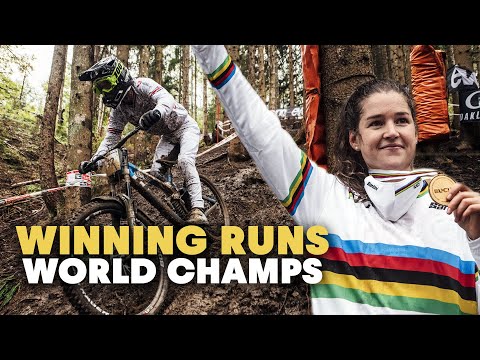 The Wettest Race Ever? | Winning Runs 2020 from the Downhill World Championships in Leogang, Austria