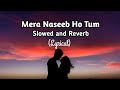 Mera Naseeb Ho Tum Slowed And Reverb Lyrics Stebin Ben Juda Hoke Bhi Dil Ke Kareeb Ho Tum