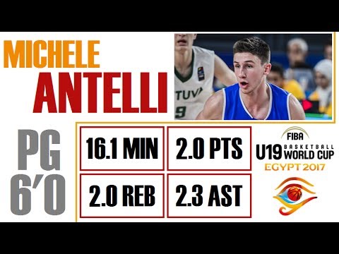 Michele Antelli - Highlights - 2017 FIBA U19 World Cup