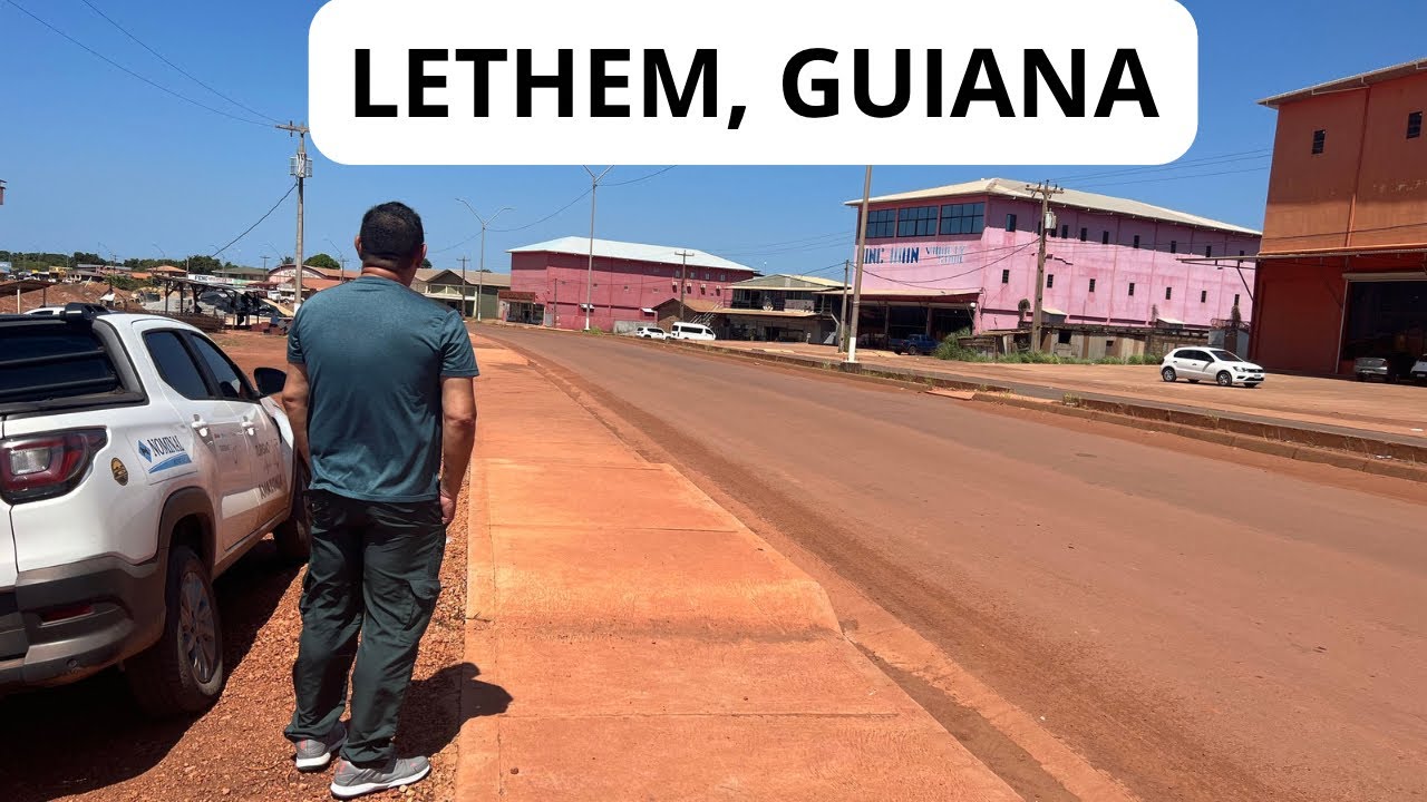 Conheci Lethem, na Guiana, ex-inglesa, na nossa primeira viagem internacional
