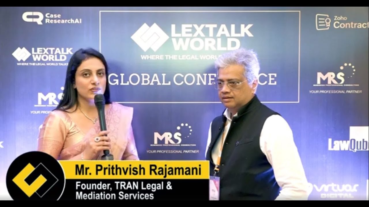 Prithvish Rajamani Shares his  experiences at LexTalk World Conference, India  2024