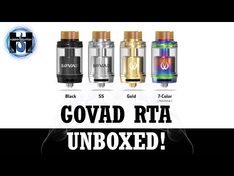 Unboxing Vandy Vape Govad 23.7mm RTA.