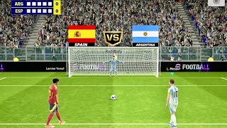 Download lagu Argentina vs Spain Full Penalty Shootout | ESP vs ARG Match | eFootball mp3