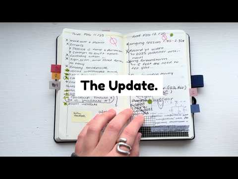 Pocket notebook update...