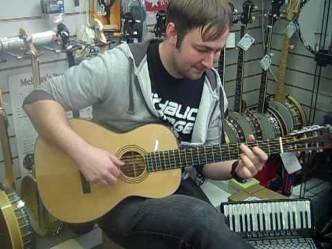 Tony plays the Blueridge BR 341 Parlour Guitar at Hobgoblin Music Birmingham