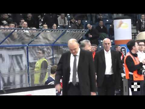 Gospodin Duško Vujošević i Svetislav Pešić  | Partizan - Bayern Munich 06.03.2014.