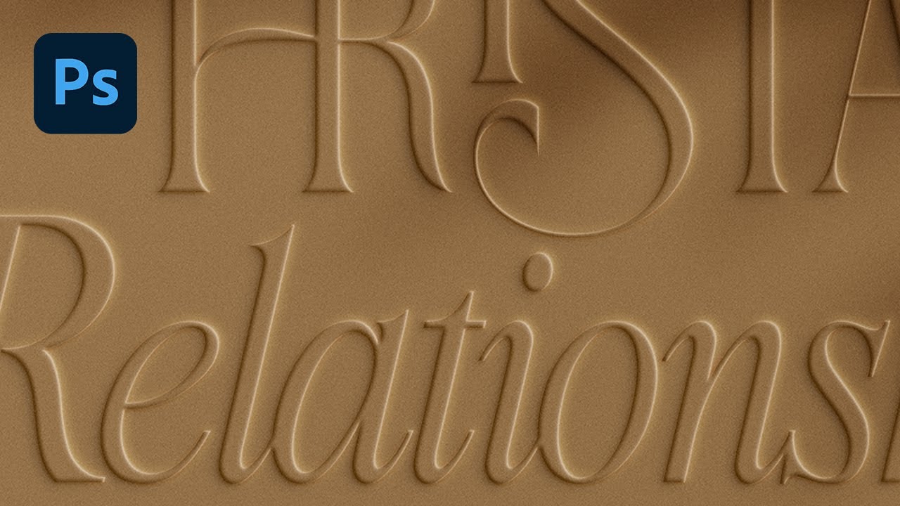 Embossed Effect for Text & Logos in Photoshop
