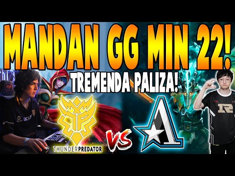 THUNDER vs ASTER [BO2] - Mandan GG Min 22! "Tremenda Paliza" - ONE Esports SINGAPORE MAJOR DOTA 2
