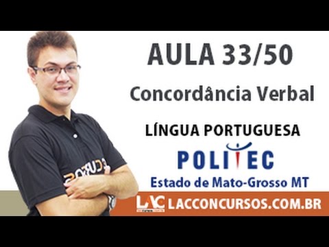 POLITEC-MT - Técnico em Necropsia 2017 - Concordância Verbal - 33/50