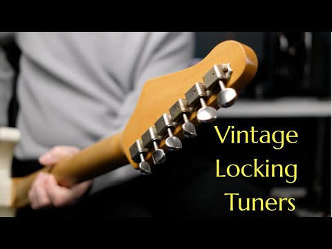 Changing strings on vintage locking tuners