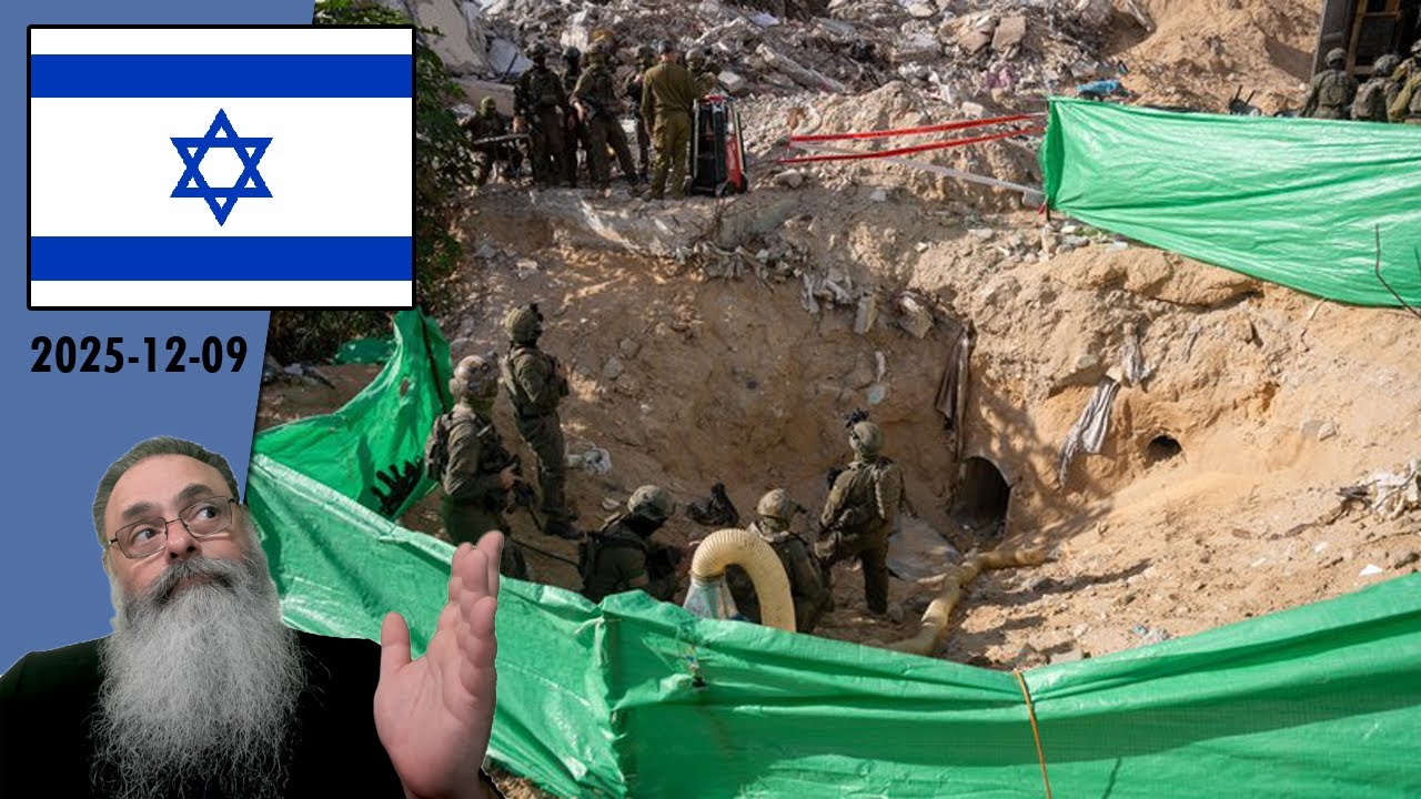 #Israel 2025-12-09: ISRAEL identifica ENORME REDE de TÚNEIS no SUL da FAIXA de GAZA