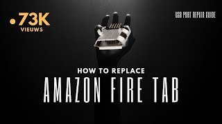 Amazon Fire Tablet USB charger port repair/ replacement