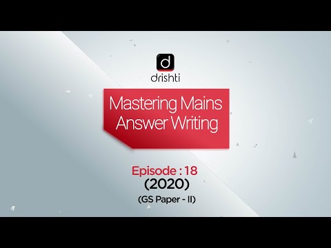 Mastering Mains Answer Writing - GS Paper 1 (Ep - 18)