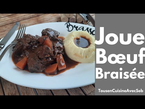 Joue de bœuf braisée au vin rouge | Recette familiale