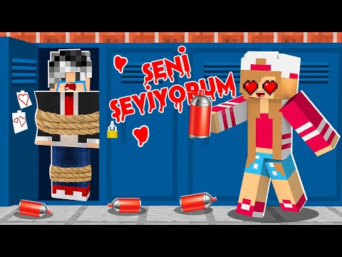 Okulda KIZ HAYRANIM Beni Kaçırdı - Minecraft