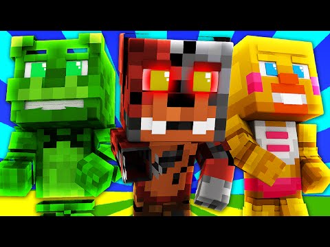 Moose - FNAF World - WITHERED FOXY! (Minecraft Roleplay) Night 6