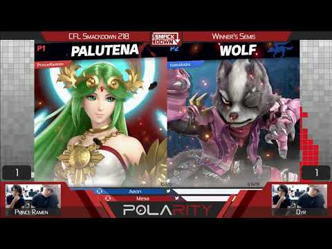 CFL Smackdown Ultimate 218 - Prince Ramen (Palutena) vs Dyr (Wolf) - Winners Semis