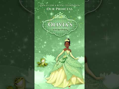 Tiana Birthday Invitations