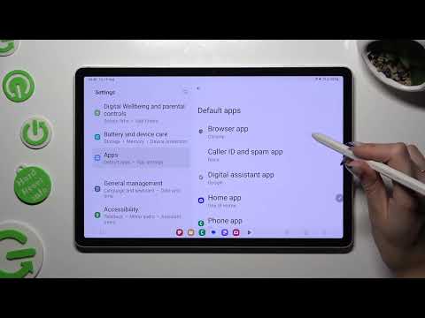 How to Change Default Apps on Samsung Galaxy Tab S9 / Adjust Your App Settings