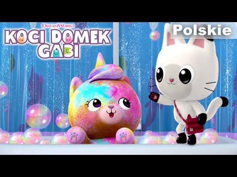 Bąbelkowa kąpiel w pianie Kicirożca i Merkotki | KOCI DOMEK GABI | Netflix