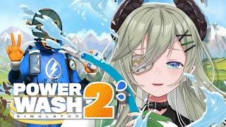 【 PowerWash Simulator 2 】海の日に水攻めしてあげましょうかぁ👿🌊？【 堰代ミコ / ななしいんく】