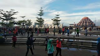 Download lagu SENAM PAGI DI CAR FREE DAY || PANTAI LOSARI MAKASSAR mp3