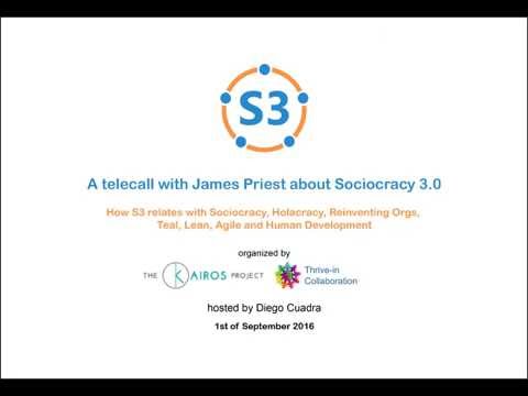 James Priest about Sociocracy 3.0 (S3) and how it relates to Holacracy, Teal, Lean, Agile, etc