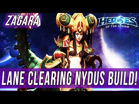 ZAGARA, LANE CLEARING NYDUS BUILD! - SOLO QUEUE SILLINESS [Heroes Of The Storm]