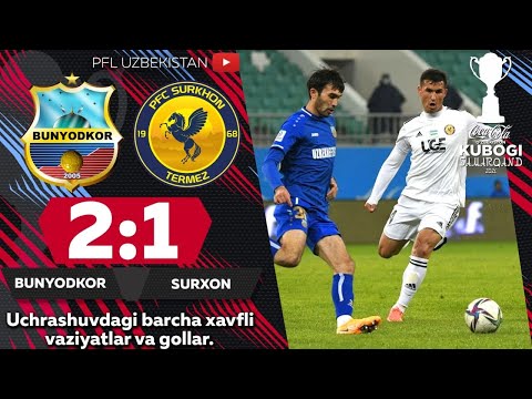 O'zbekiston 🏆 Coca-Cola kubogi  1/4 final BUNYODKOR — SURXON 2:1