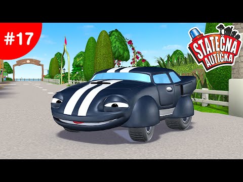 Statečná autíčka - Praštěný Štěpán přijíždí do města | Kreslené pro Děti | Animované pro Děti