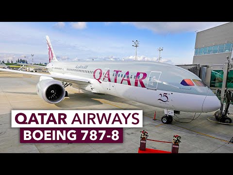 YouTube thumbnail for Qatar Airways Boeing 787-8