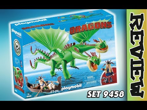 Playmobil 9458  DRAGONS  Raffnuss + Taffnuss  mit Kotz und Würg