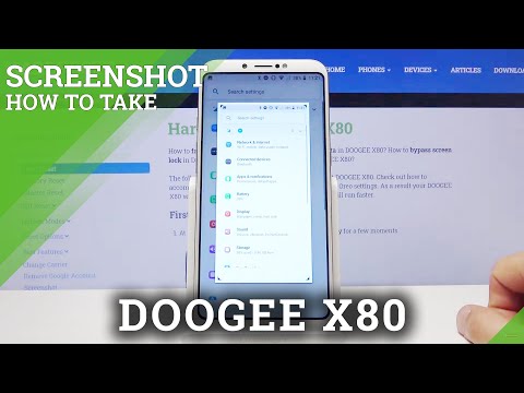 How to Take Screenshot in Doogee X80 - Capture Screen