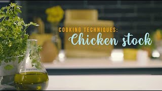 Cooking Technique: Chicken stock