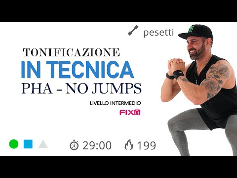 Total Body Tonificazione! PHA con Esercizi Senza Salti Per Tonificare Il Corpo