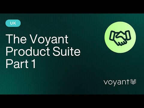 The Voyant Product Suite, Part 1 - An Introduction from CEO David ...