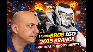 Honda Bros 160 2015 Branca - motoca líder no segmento