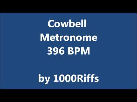Cowbell Metronome 396 BPM - Beats Per Minute