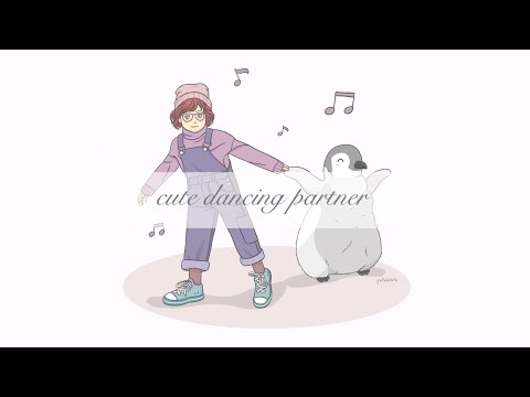 Dancing penguin | Digital drawing | Timelapse video