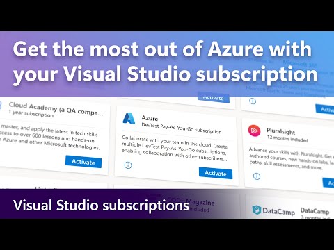 Get the most of Azure with your Visual Studio subscription