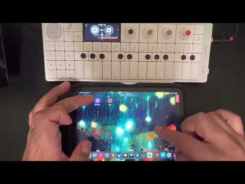 Using IPad Tonality, KB-1, and Scaler with OP-1 Field for the velocity sensitivity features…tips