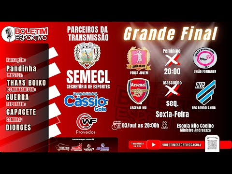 FINAL DO CAMPEONATO MUNICIPAL DE FUTSAL DE MINISTRO ANDREAZZA