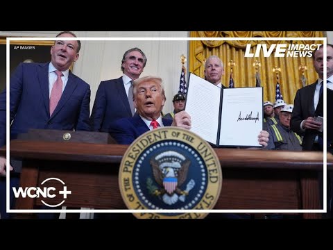 Trump signs executive orders boosting coal production