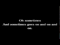 Candlebox - Sometimes (w/ lyrics)