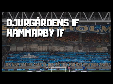 Djurgårdens IF - Hammarby IF | Derbystämning i världsklass | 2025 