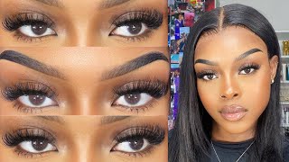 DIY LASH EXTENSIONS AT HOME | HOW TO APPLY LASH CLUSTERS | BEGINNER FRIENDLY @quewellash1538