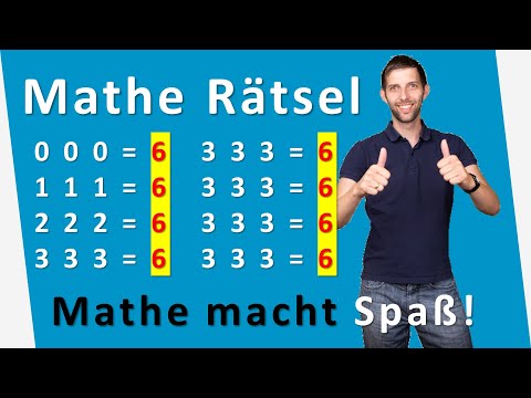 Mathe Rätsel: Alle Gleichungen sollen 6 ergeben - Wer ist hier der Mathecrack? | Mathematik